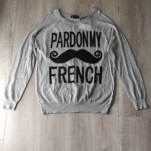Forever 21+ Plus Sizes Pardon My French Sweater